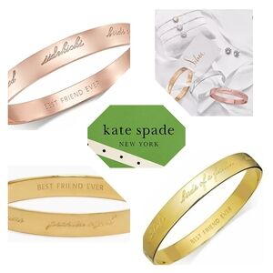 2 Kate Spade Best Friend Ever Idolism Bangles (PRICE IS FOR 1)
